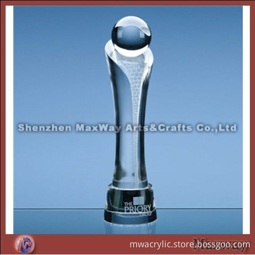 Transparent Promotional Souvenir Award Trophy